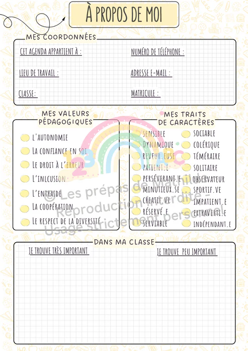 Pages intérieures - Ressources